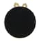 13.75" Gold Round Mirror with Bow Wall Décor by Ashland®
